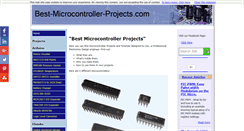 Desktop Screenshot of best-microcontroller-projects.com