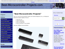 Tablet Screenshot of best-microcontroller-projects.com